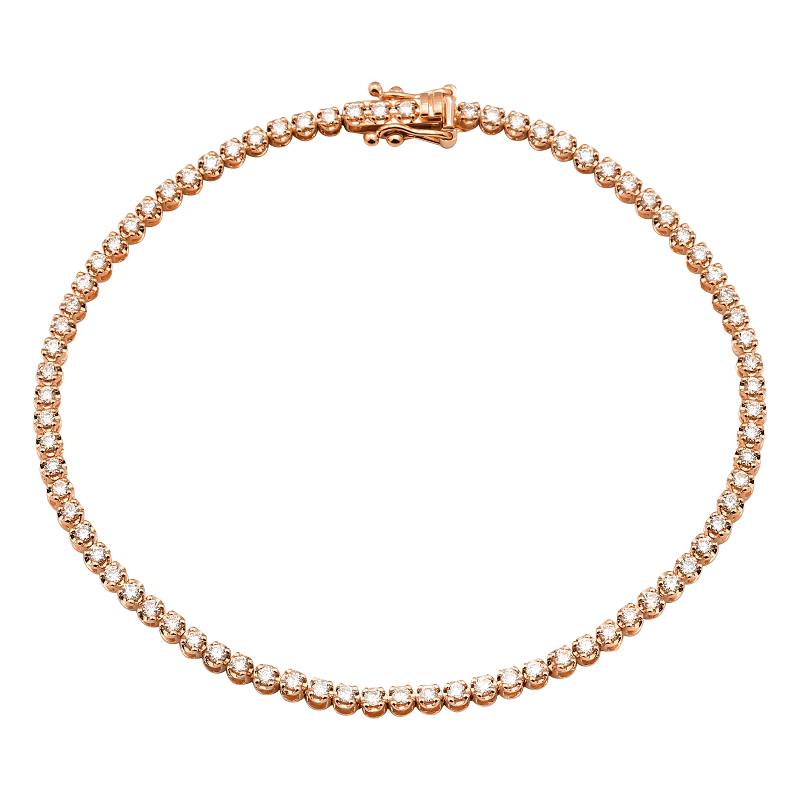 14K Gold 3mm Beads Bracelet